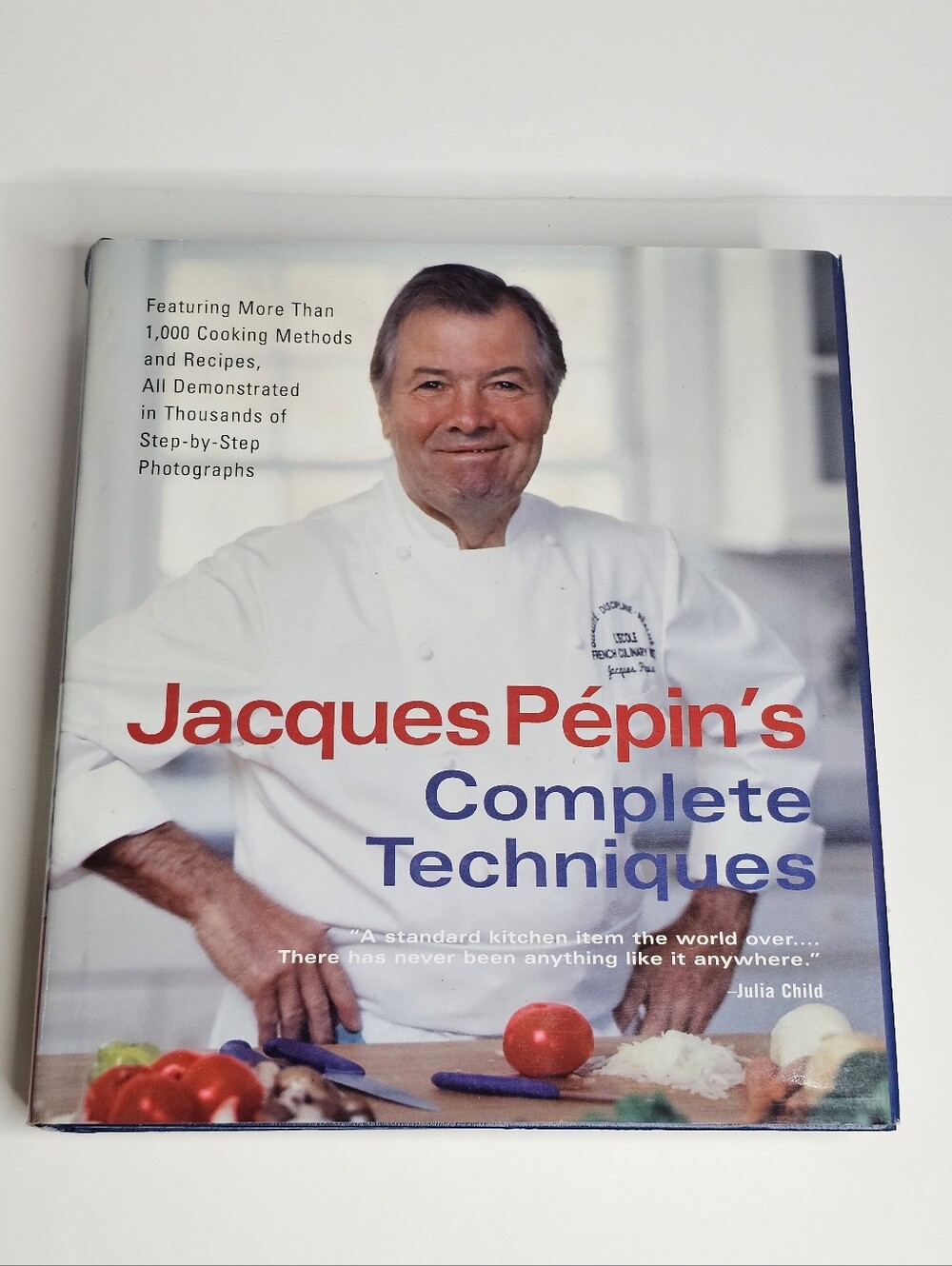 SIGNED Jacques Pepin's Complete Techniques Hardcover Cookbook French Cooking 1st